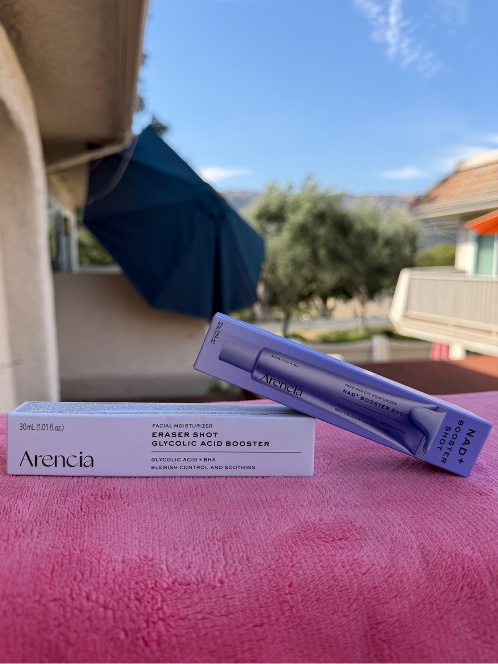 Arencia Facial Moisturizer Eraser Shot Glycolic Acid Booster + NAD booster